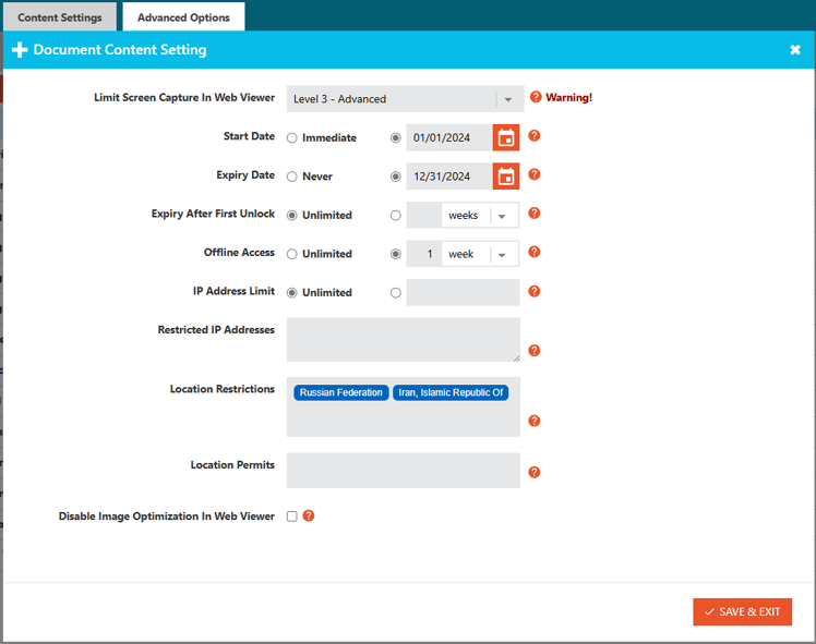 vitrium-social-drm-advanced-settings